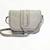 Topshop Gray Premium Leather Studded Saddle Bag 1 thumbnail