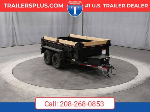 1 2025 CarryOn 5 X 10 Dump 7K Trailer Black 1
