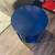 Metal nightstand / side table - blue 3 thumbnail