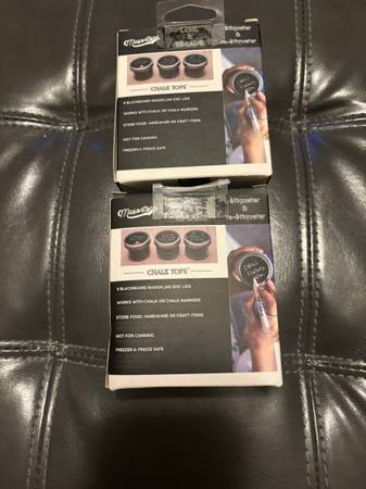 Masontops Chalk Top Blackboard Disc Lids -two boxes. 1