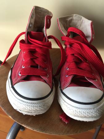 2 Pair of USA Converse Chuck Taylor ALLSTAR High Top Sneakers Made USA 1