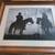 WESTERN PICTURE. WOOD FRAMED PHOTOGRAPH OF TWO COWBOYS 1 thumbnail