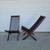 Contemporary Modern Wood Outdoor Folding Chairs 2 thumbnail