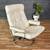 Ekornes Stressless Beige Leather & Chrome Reclining Swivel Lounge Chai 5 thumbnail