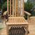 Solid Teak Patio Set-6 Chairs + 95'' Table w/ Butteryfly Leaf 6 thumbnail