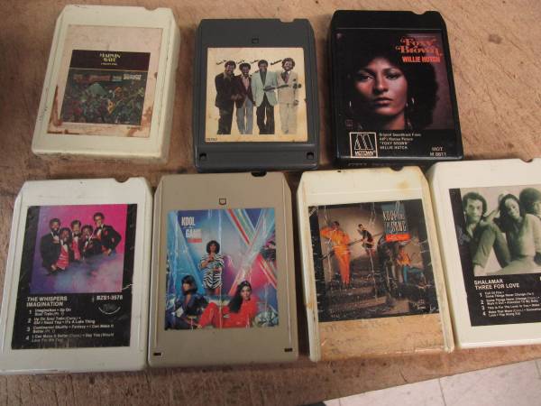 8-Track Tapes, soul - 6 used - as a lot 1