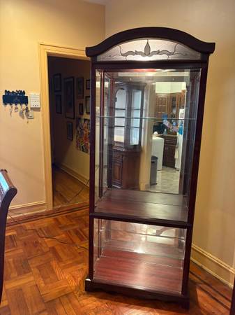 Light up curio cabinet 1