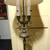 Antique Brass 68 Inch Pole Lamp with New Shade 4 thumbnail