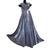 XSCAPE Women Sz 4 Long gown dress silver party cocktail glitter NEW NW 2 thumbnail