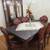 Beautiful Solid Wood Dining Set With 1 Curio Table And 6 Chairs 1 thumbnail