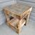 Rustic wood side table 2 thumbnail