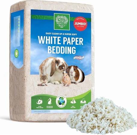 Small Pet Select White Paper Bedding 1