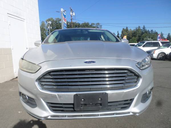 SEDÁN NICE* 2013 FORD FUSION SE Ecoboost* AUTOMÁTICO, CUERO* - $5,570 (EVERETT)63623310666755122