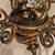 Solid Bronze Chandelier 1980's 2 thumbnail