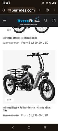 Electric tricycle hyper brand 1