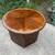 Lane Andre Bus Hexagonal Round Walnut End Table 185371 With Oak Inlays 6 thumbnail