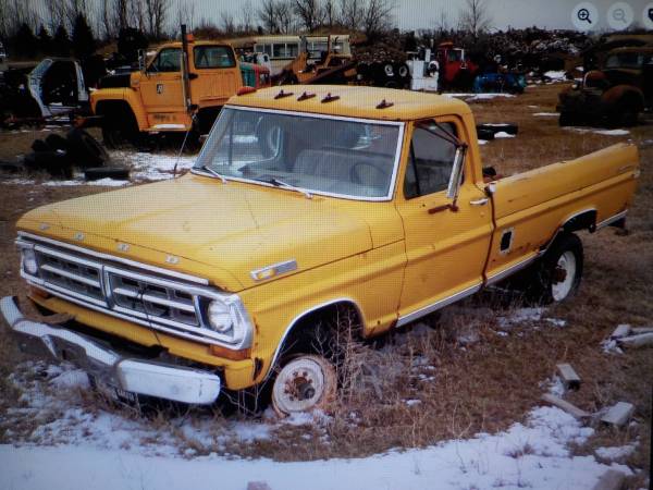 1971 ford 3/4 4x4/4 speed/complete 1