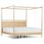 Article Lenia King Canopy Bed - Oak 7 thumbnail