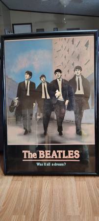 Framed Beatles Poster 1