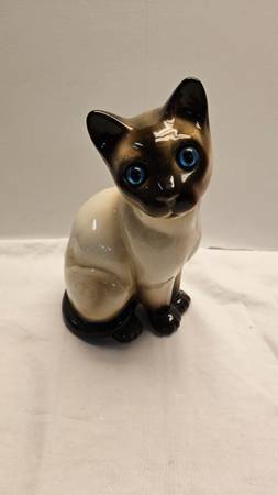 Adorable Enesco Siamese Cat Figure Korea 1