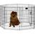 MidWest Wire Dog Puppy Exercise Pen Cage Crate Step-Thru Door Black 5 thumbnail