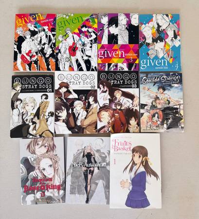 Various Japanese Comic Story Books, in like-new condition 1