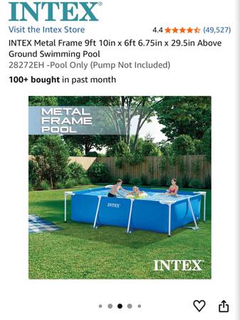 Intex metal frame pool 1