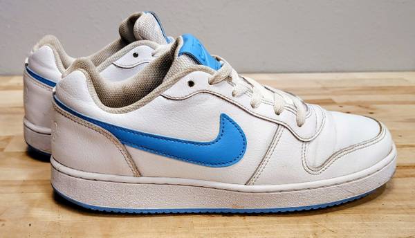 Nike Ebernon Low “White University Blue” Sneakers Size 8 -Women’s 9/10 1