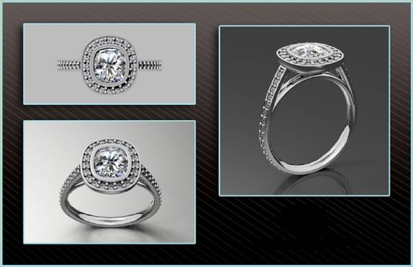 See it to appreciate.  Platinum wedding ring 1