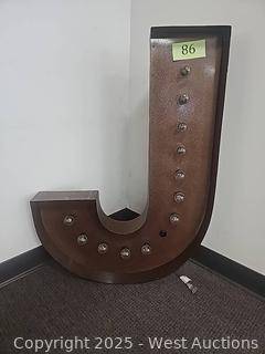 Marquee Letter J - 36" 1