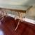 Rare Find Vintage Italian Gilt Coffee Table & Matching Tole Chandelier 5 thumbnail
