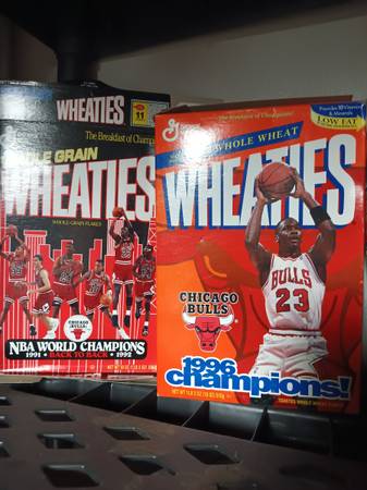 Michael Jordan Wheaties boxes $8 each or both for $12 1