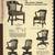 Antique Wood Bankers Chairs - Sets or Individual 5 thumbnail
