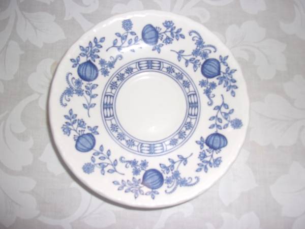 Enoch Wedgewood Blue Heritage Saucer 1