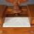Antique Victorian Eastlake Marble-Top Dresser with Swivel Mirror, c.19 8 thumbnail