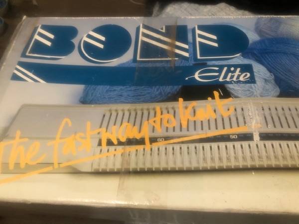 Bond Elite Knitting Machine With Most Of It's Accessories 1
