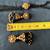 Vintage Seed Bead & Pearl Tassel Necklace Dangle Earrings Set 20 thumbnail