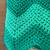 Handmade Crocheted Multi-Green Ripple Afghan Chevron Blanket Couch Bed 14 thumbnail