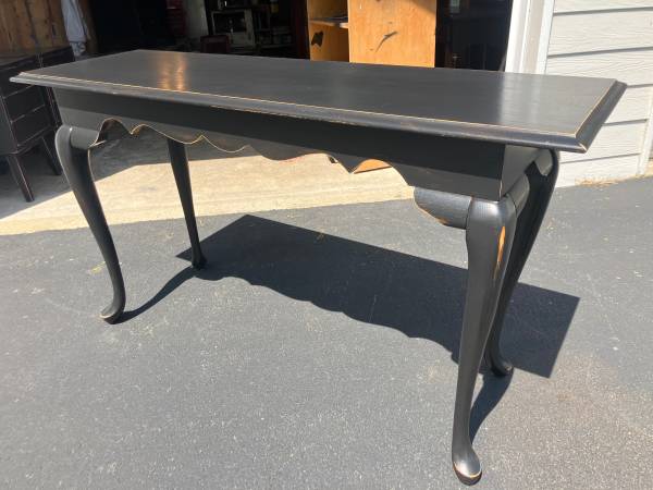 Multifunctional Solid Oak Sofa Table 1