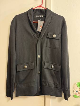 New Men light button jacket 1