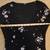 Free People Jasmine Embroidered Black Floral Bell Sleeve Mini Dress Si 4 thumbnail