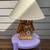 3 Owls chalk lamp with Lashire clock vintage lamp works original shade 1 thumbnail