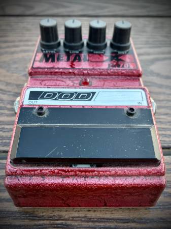 DOD FX70 ディストーションペダル DOD Metal X FX70 Vintage High Gain Distortion Effect Pedal