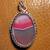 Striped Quartz Agate and 925 Silver Jewelry Pendant 6 thumbnail