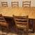 Dining table with 8 chairs, solid wood 1 thumbnail