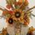 New Fall Floral Arrangement with Heavy Stone Leaf Vase 1 thumbnail