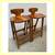 Bruce Mcquilkin Koa Wood Barstools, A Pair 2 thumbnail