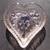 Vintage Rose Colored Heart Made of Glass/Vintage 3 thumbnail