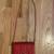 Bebe Los Angeles red clutch with gold accent chain 1 thumbnail