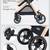 2 in 1 Baby Stroller, Convertible Bassinet Pushchair for Infants and Newborns 0- 5 thumbnail